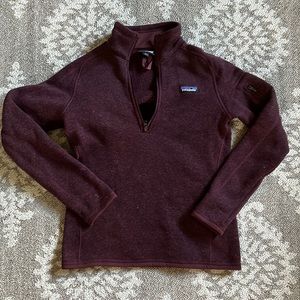 patagonia better sweater 1/4 zip fleece